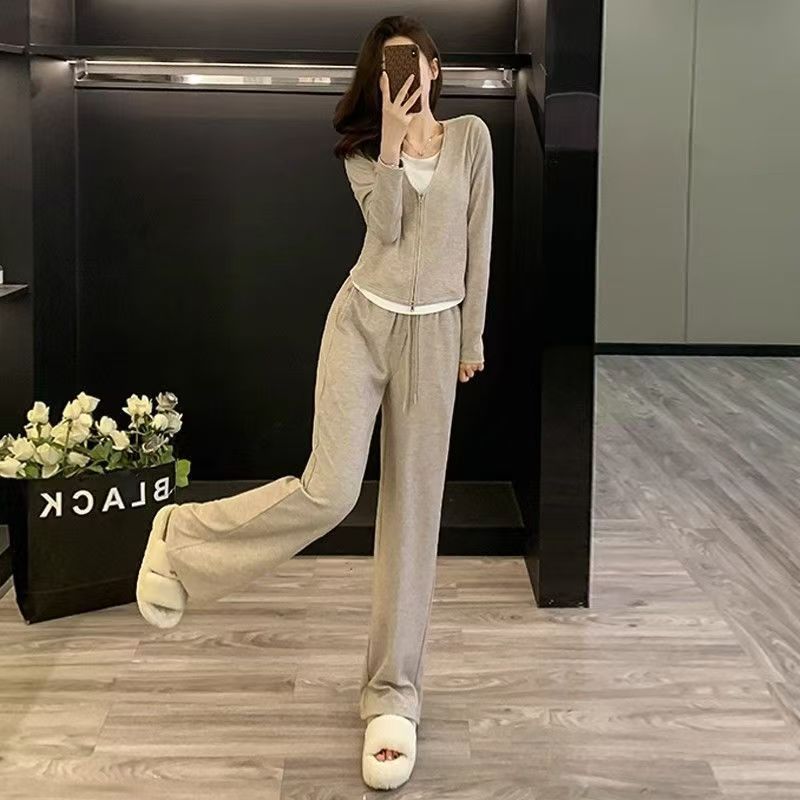 Casual Sportswear Suit For Women Autumn