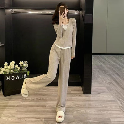 Casual Sportswear Suit For Women Autumn
