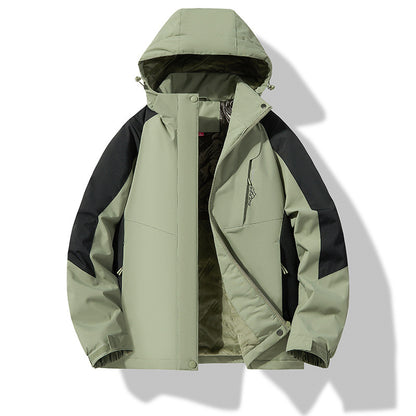 Thick Warm Cotton-padded Jacket Windproof And Waterproof