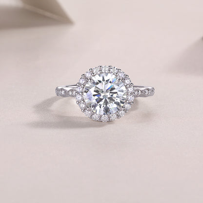 Starlight Shining Moissanite Ring Set S925 Silver