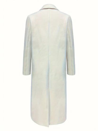 2025 New Women's Coat, Solid Color Coat, Essential For Autumn And Winter, Warm Coat