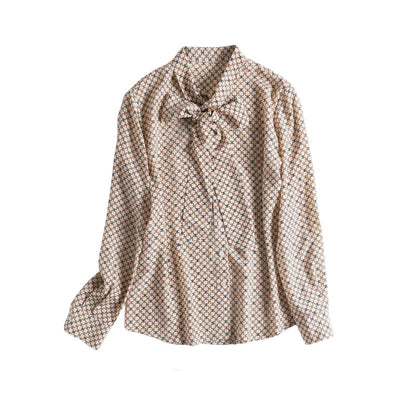 French Style Hong Kong Style Loose Shirt Chic Top