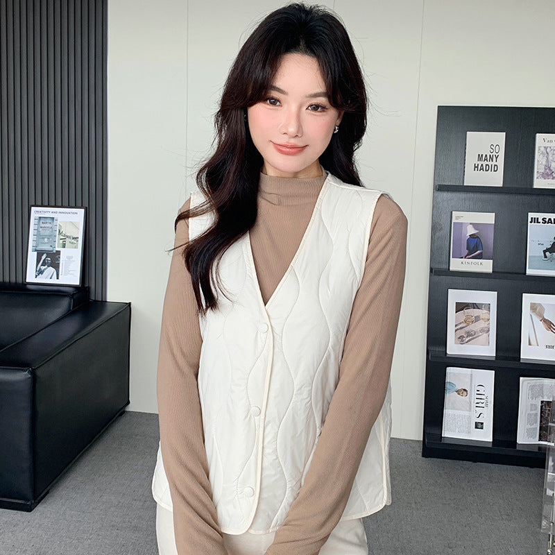 Loose Ultra-thin Women's Outer And Inner Wear Vest