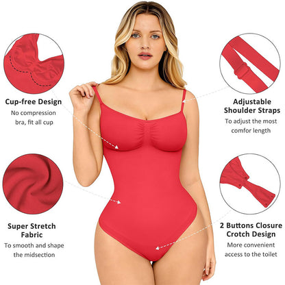 Women's Solid Color Open Seamless Waist Slimming And Hip Lifting Jumpsuit