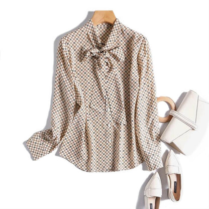 French Style Hong Kong Style Loose Shirt Chic Top