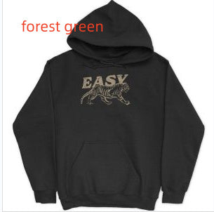 Drop-shoulder Sleeve Casual Sports Hoodie Sweater