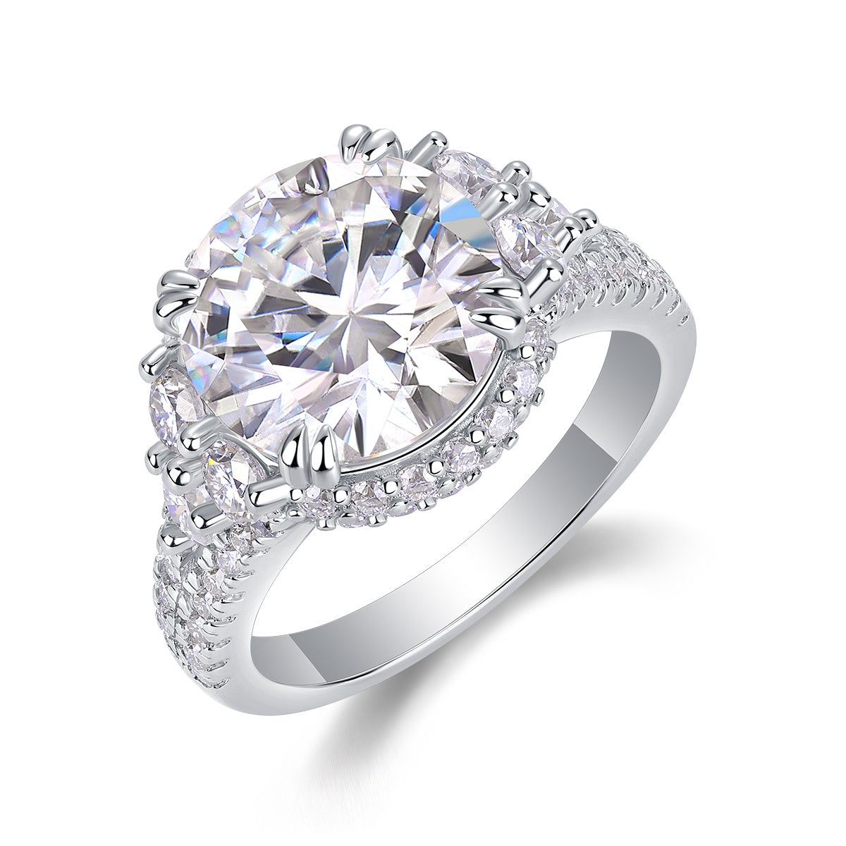 Dance With Youth 5-Carat Moissanite Ring – S925 Silver