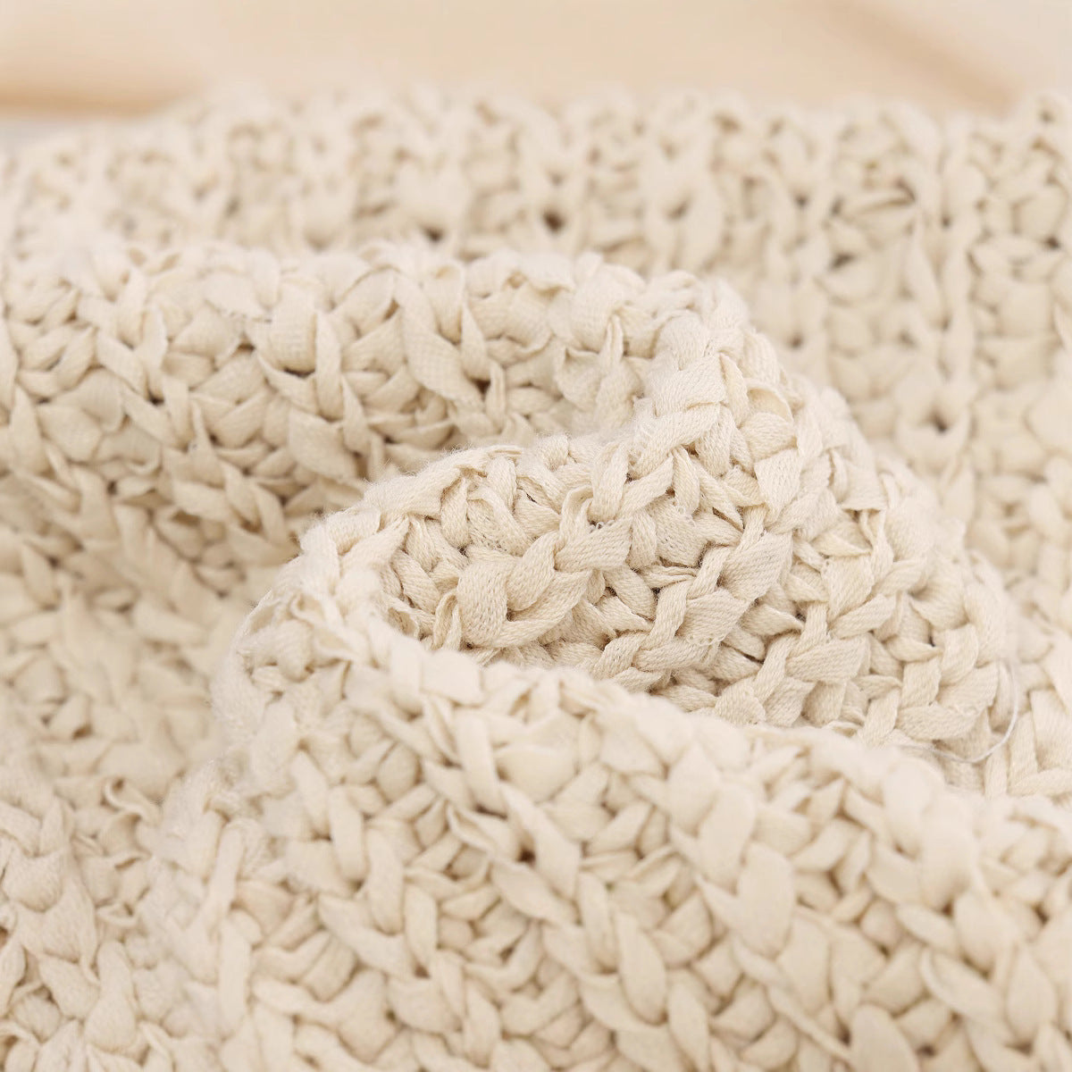 Transparent Organza Bowknot Decoration Knitted Coat