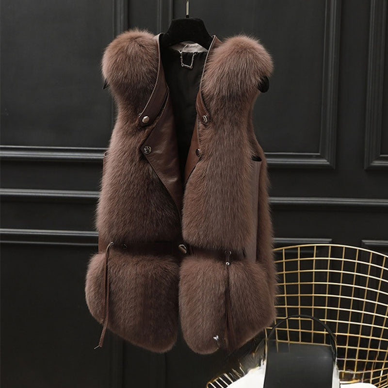 Women's Korean-style Fashion Casual Fur Vest