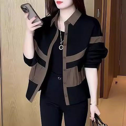 Loose And Slim Women's Thin Coat Top
