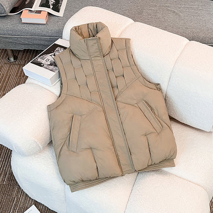 Loose Casual Stand Collar Waistcoat Fashion Vest