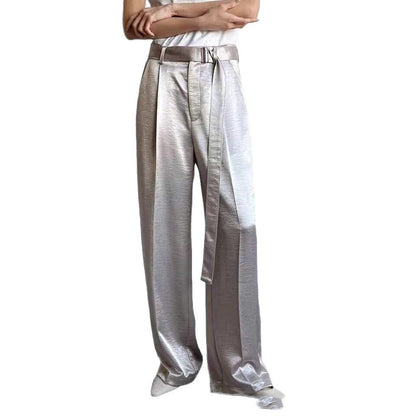 Fashionable Temperament Elegant Loose Slimming Drooping Wide-leg Pants High-grade Women's Pants