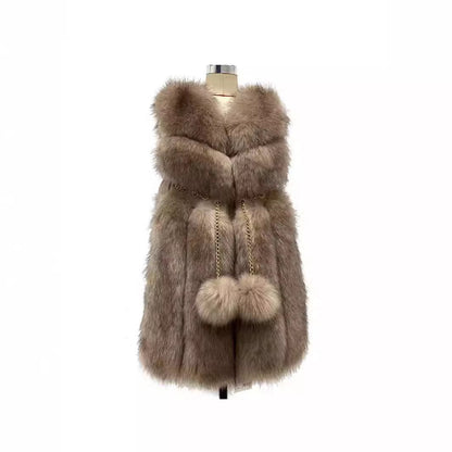 Women's Autumn And Winter Warm Fur Vest