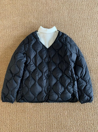 Thermal Slim Fit Lightweight Cotton Coat Jacket