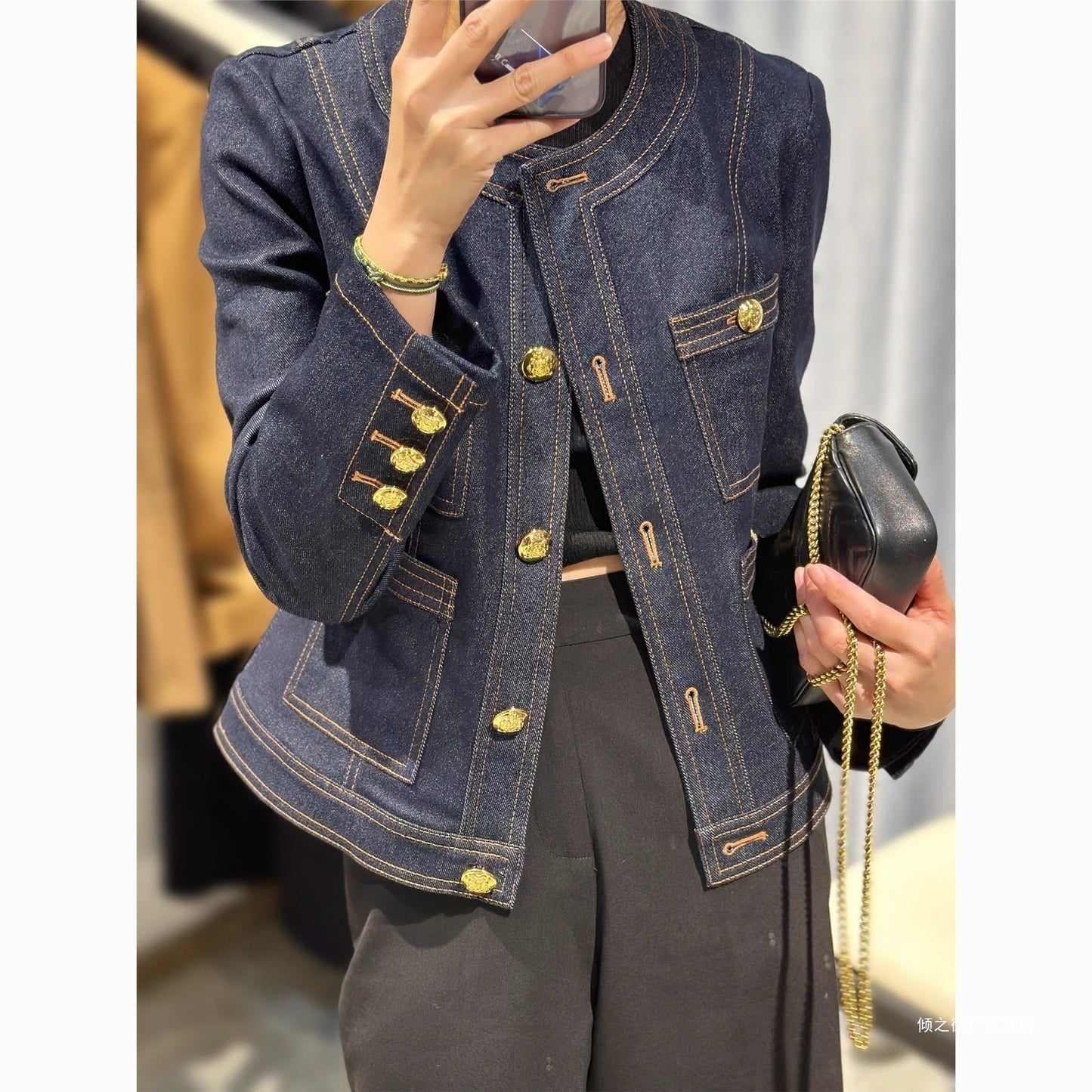 Early Autumn New Denim Short Coat