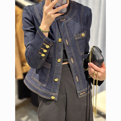 Early Autumn New Denim Short Coat