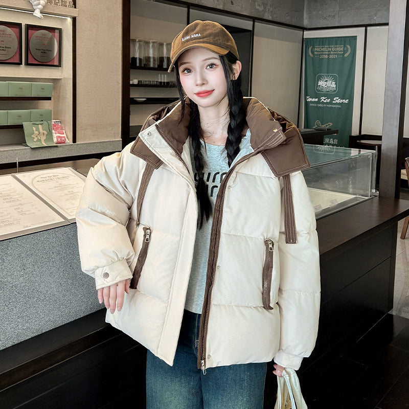 Cotton-padded Winter Thickened Hooded Warm Jacket