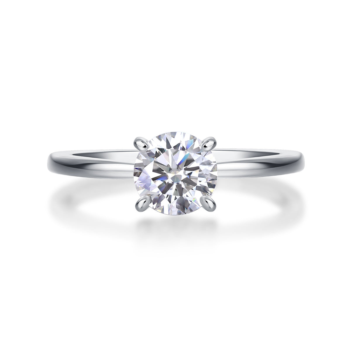 Oath 1-2 Carat Moissanite Wedding Ring Set in S925 Silver