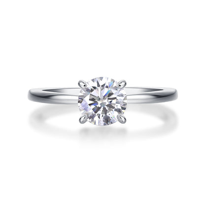 Oath 1-2 Carat Moissanite Wedding Ring Set in S925 Silver