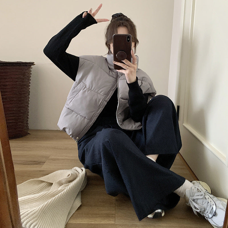 Thick Warm Cotton Waistcoat Loose Casual Vest