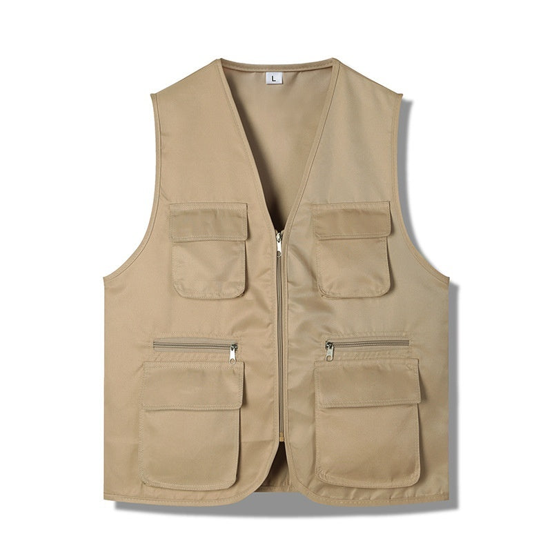 Multi-pocket Vest Volunteer Work Clothes Activity