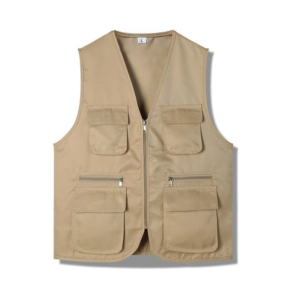 Multi-pocket Vest Volunteer Work Clothes Activity