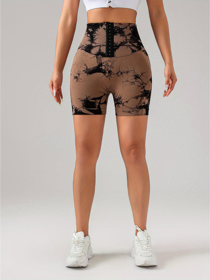 4 Pack Push Up Seamless Running Yoga Top For Women Sportswear Gym Fitness Sets 3-ROW HOOK Seamless Tie Dye Tummy Control Leggings