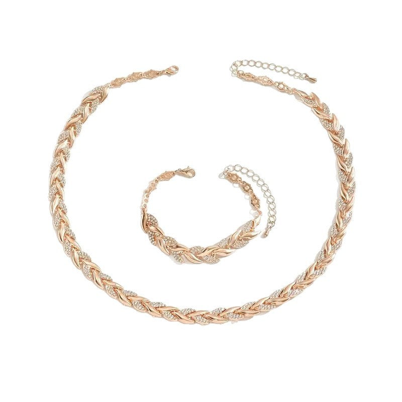 Willow Leaf Diamond Bracelet & Necklace – Affordable Luxury
