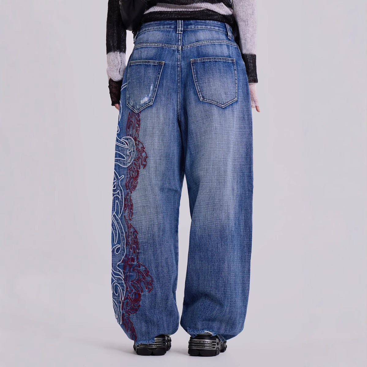 Jeans Wide Leg Pants Loose Trousers