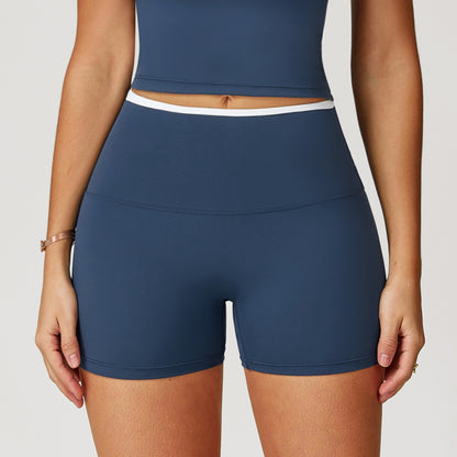 Women's Solid Color Casual Sports Yoga Shorts