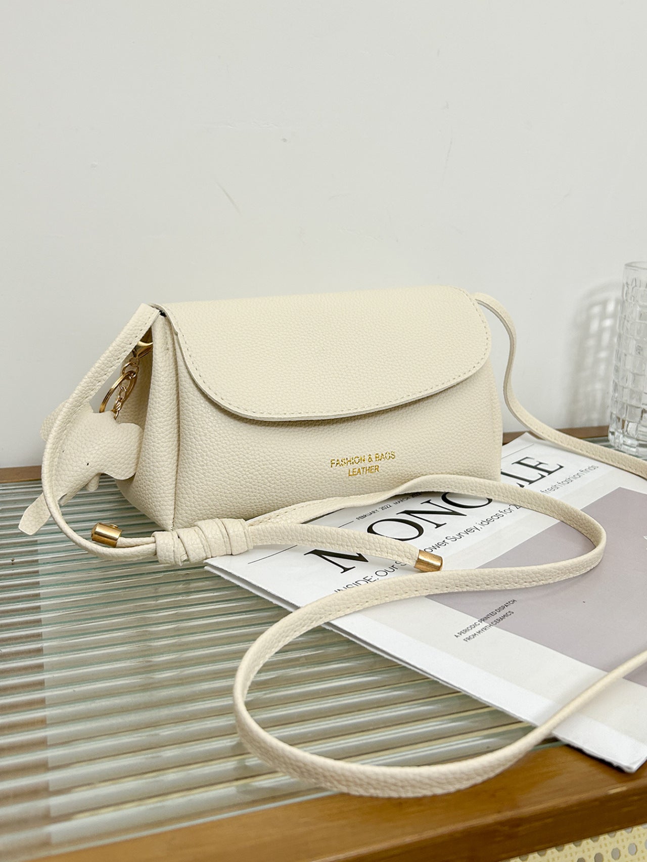 Soft-shoulder Versatile Fashionable Solid-color Casual Single-shoulder Bag
