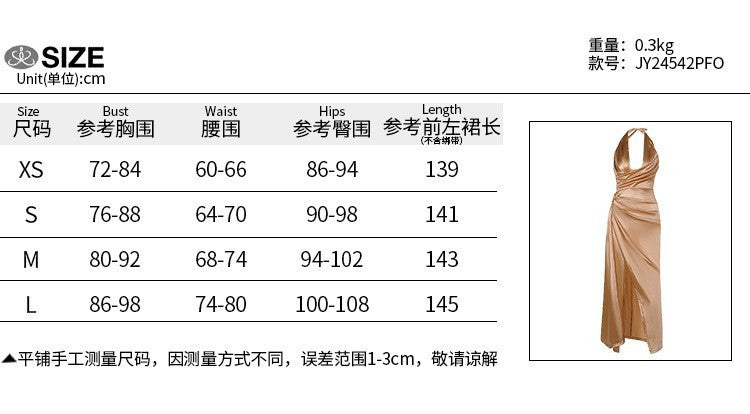 Women's Autumn Deep V Gathered Neck Party Cocktail Dress