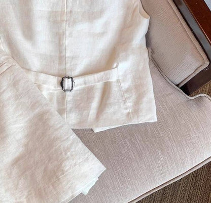 Fashionable High-end Old Money Style Sleeveless Vest Western Style