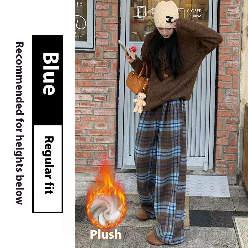 High Waist Straight Loose All-match Casual Mopping Pants