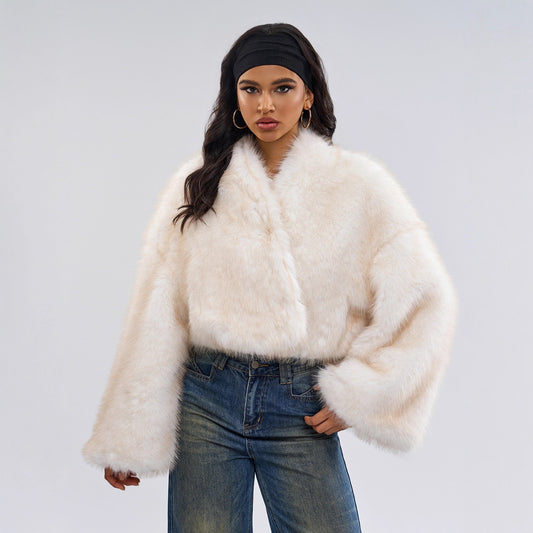 Vintage Fur Coat Short Ladies