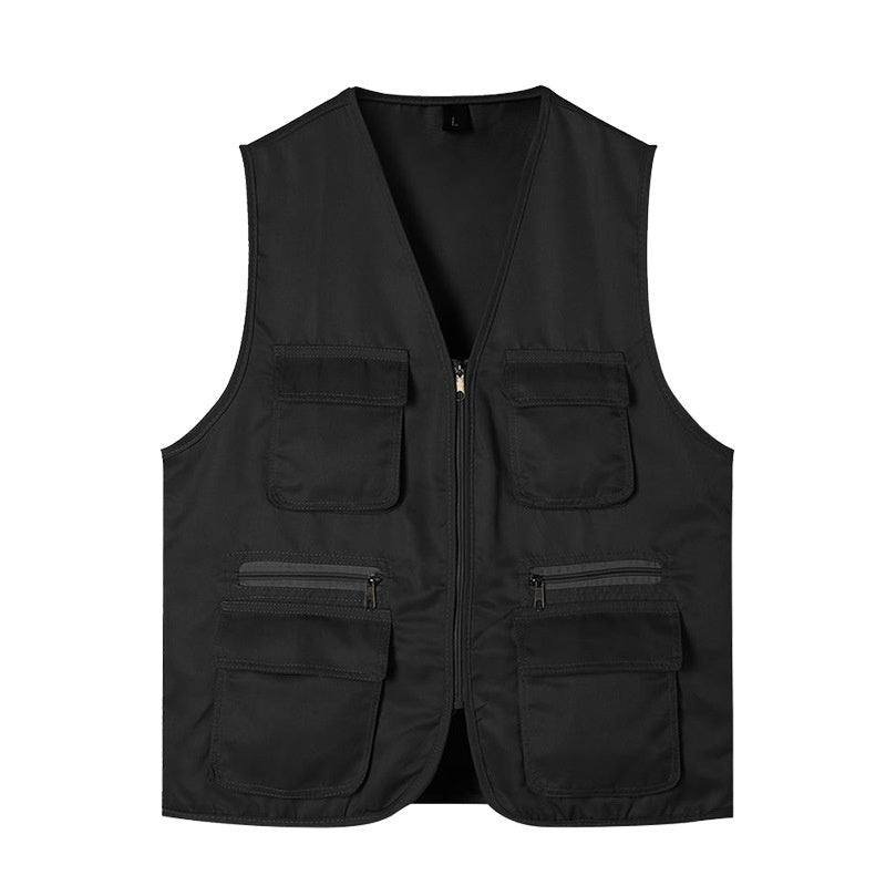 Multi-pocket Vest Volunteer Work Clothes Activity
