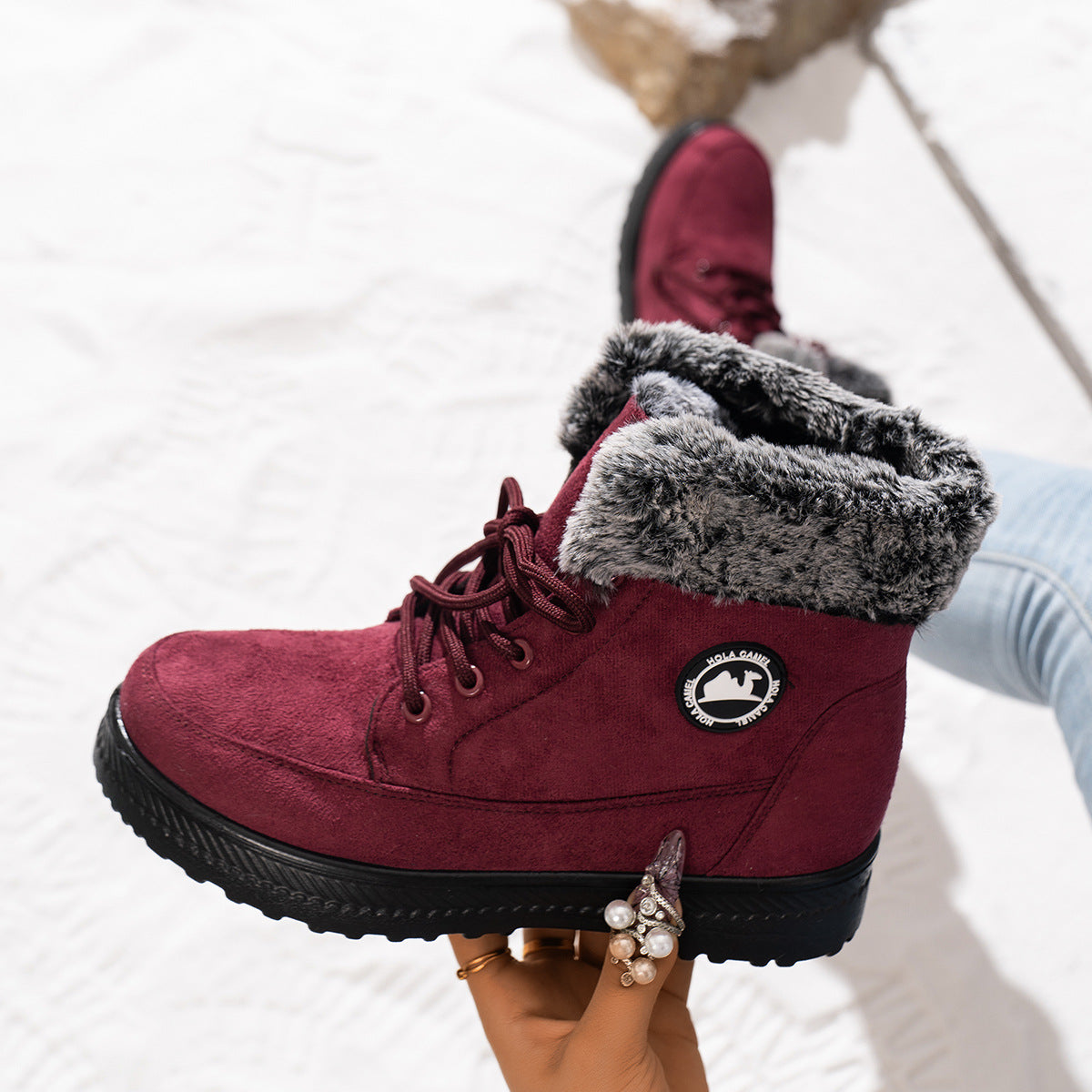 Cold-weather Insulated Tall Boots