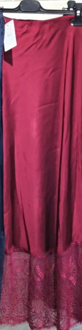 Skirt Sexy Hot Girl Slimming Solid Color Sheath