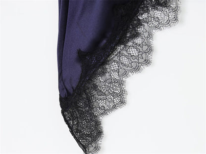 Women's Fashionable Casual Lace Asymmetric Dress