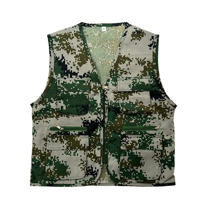 Multi-pocket Vest Volunteer Work Clothes Activity