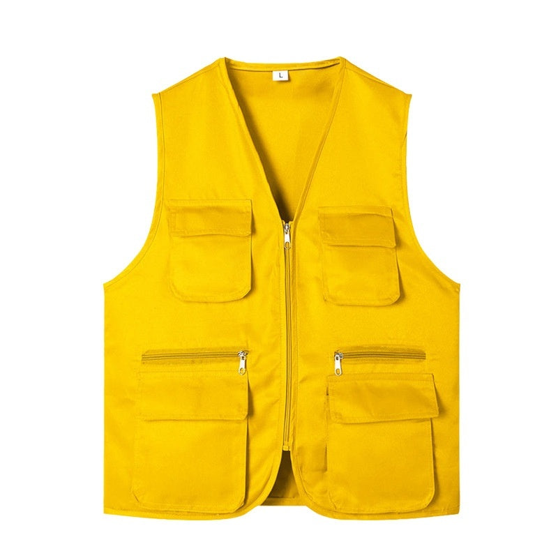 Multi-pocket Vest Volunteer Work Clothes Activity