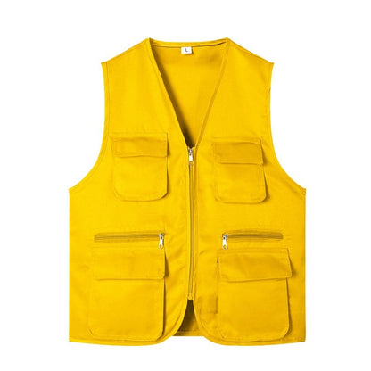 Multi-pocket Vest Volunteer Work Clothes Activity
