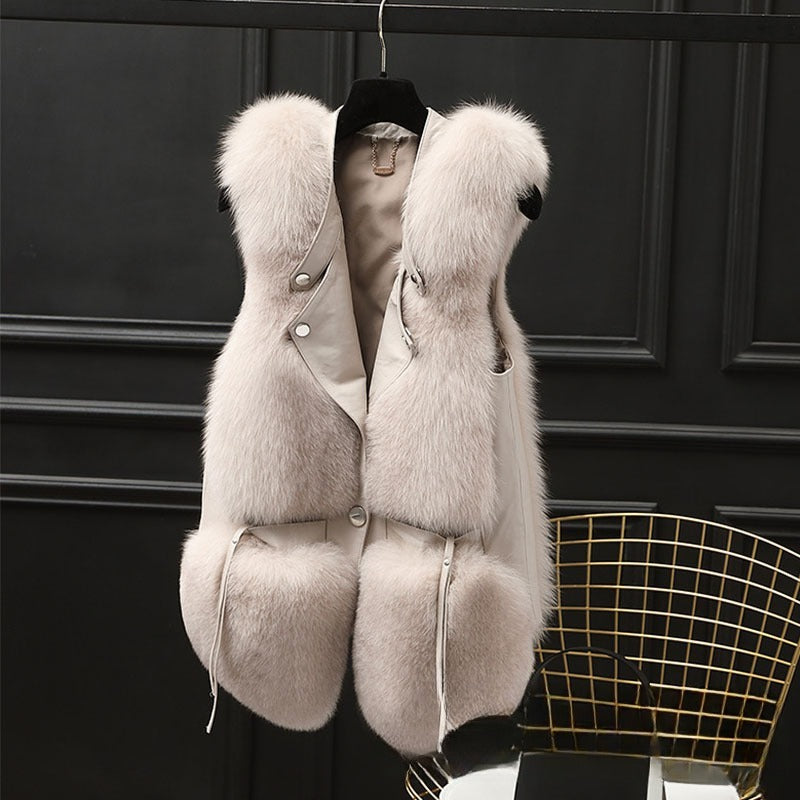 Women's Korean-style Fashion Casual Fur Vest