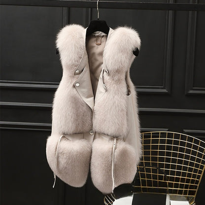 Women's Korean-style Fashion Casual Fur Vest
