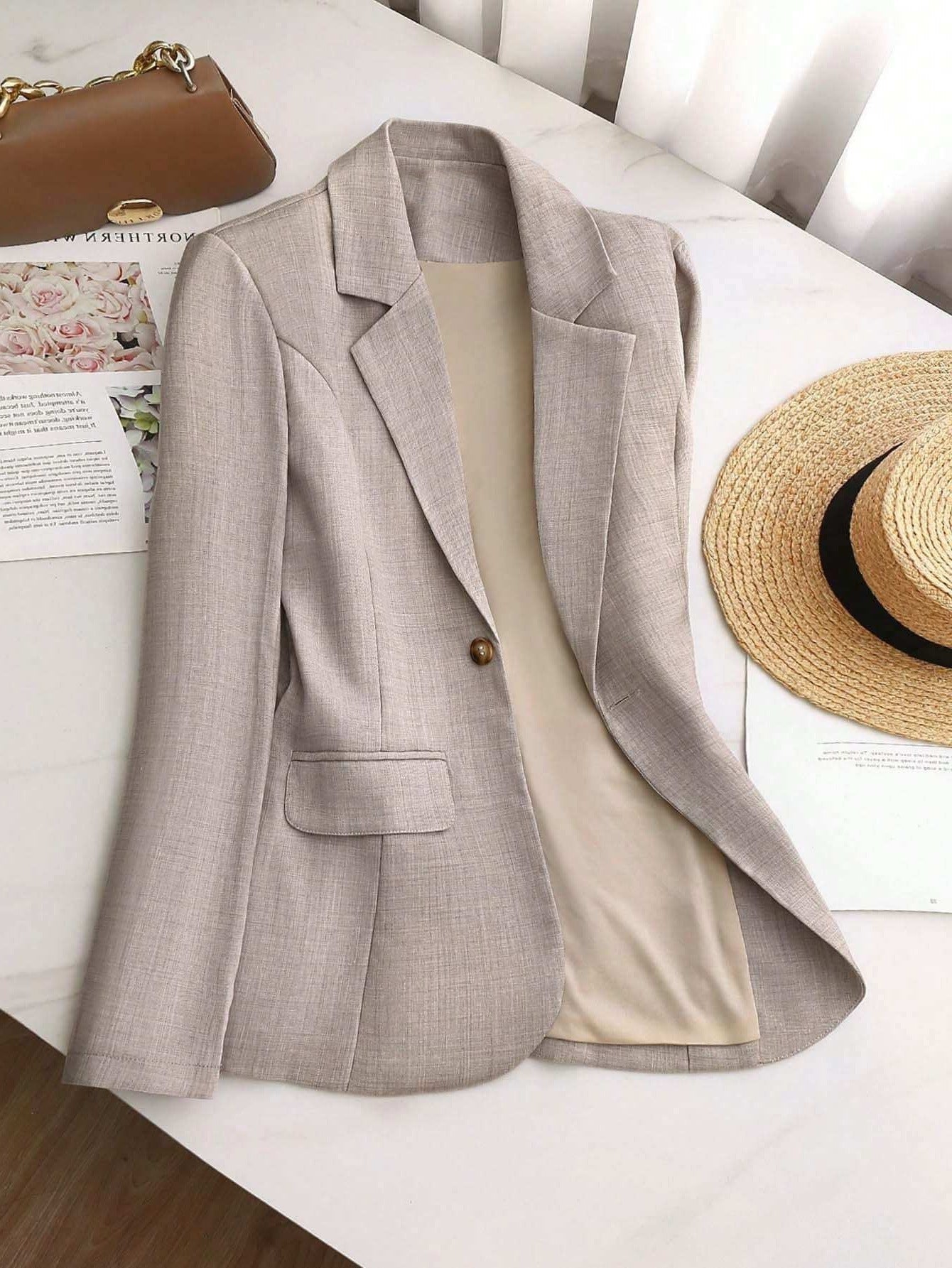 European And American Suit Loose Single-breasted Slim Fit