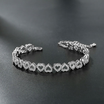 Girls Diamond Heart Bracelet – High-Grade Jewelry