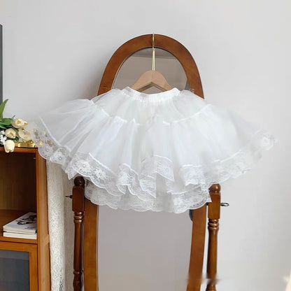 Four-layer Lace Slip Dress Soft Girl Skirt Support