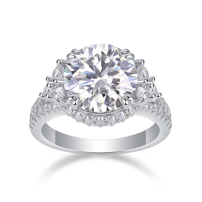 Dance With Youth 5-Carat Moissanite Ring – S925 Silver