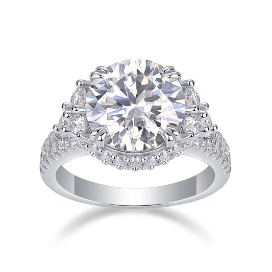 Dance With Youth 5-Carat Moissanite Ring – S925 Silver