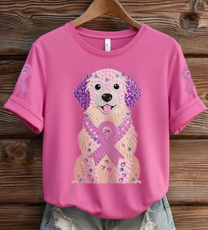 Loose Casual Animal Women's Tops Digital Printed T-shirt